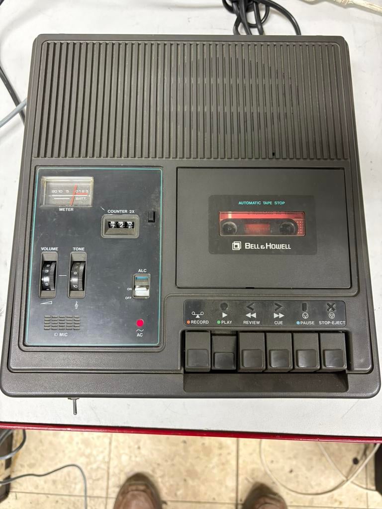 Magnétophone à Cassette Vintage Bell & Howell 3185X - 70/80s, Enlèvement ou Envoi