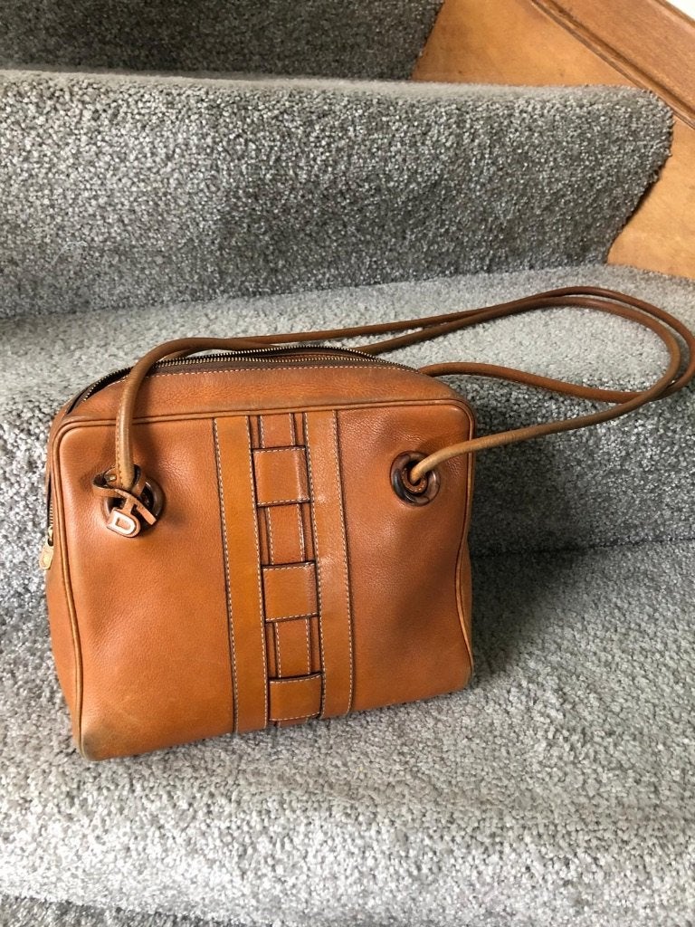 Delvaux handtas, Ophalen of Verzenden, Gebruikt, Bruin, Handtas