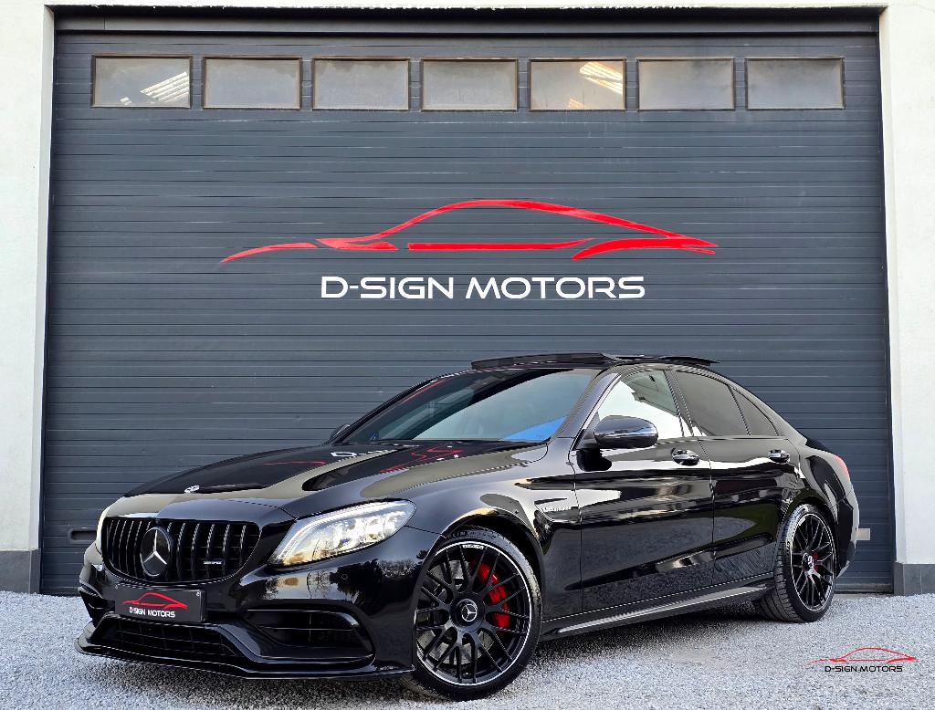 MERCEDES-BENZ C 63 S AMG V8 BI-TURBO (510ch) 2019 64.725km, Autos, Cuir, Achat, 375 kW, Entreprise