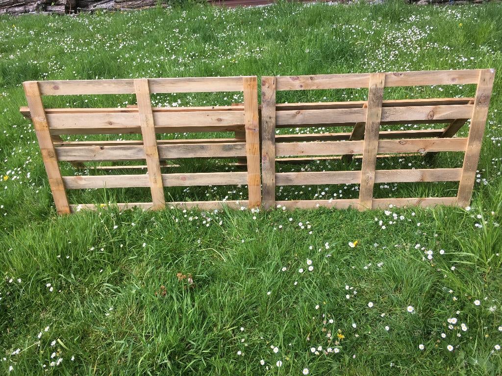 Houten hekwerk / houten afsluiting afmeting 80 cm op 120 cm, Ophalen, Zo goed als nieuw, Minder dan 180 cm, Planken
