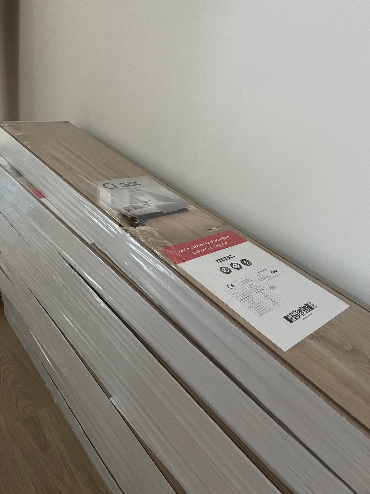 Laminaat Q-click Ontario ongeveer 20m2 Impermo bruin, Enlèvement, Neuf, 10 m²² ou plus, Aggloméré