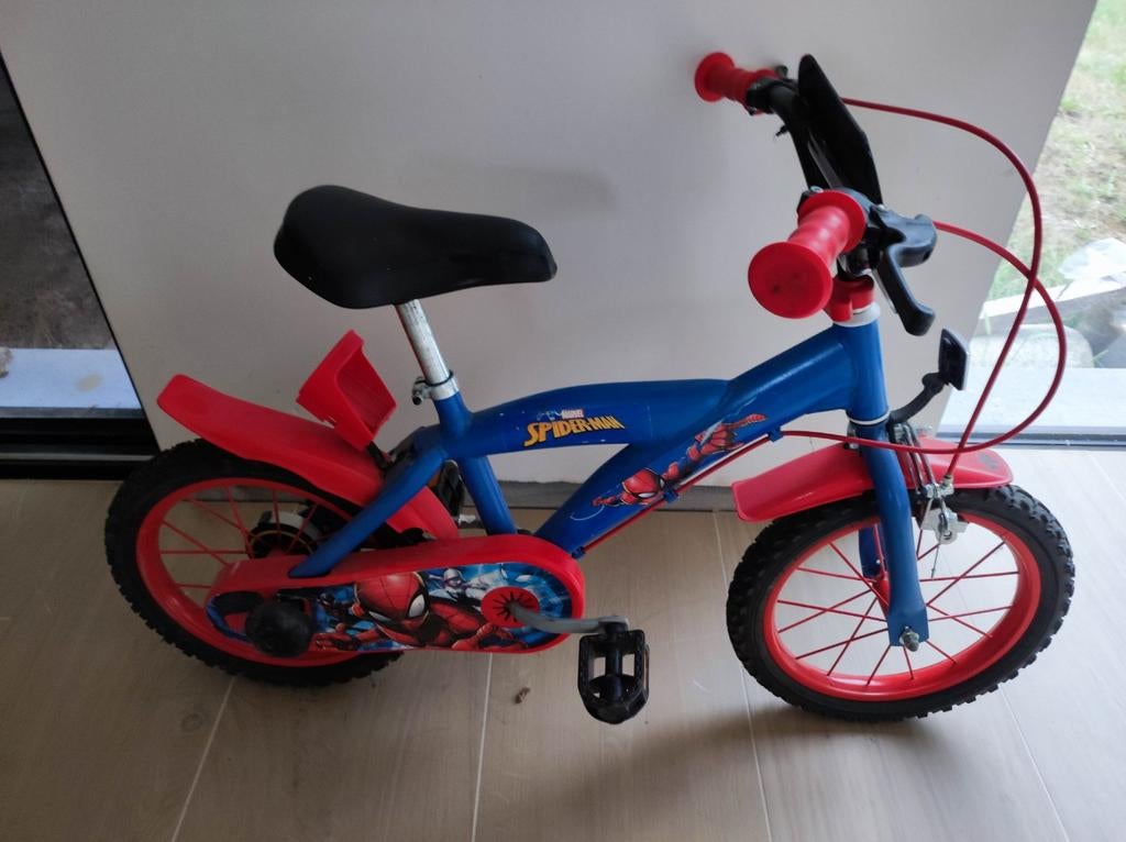 Kinderfiets spiderman, Ophalen