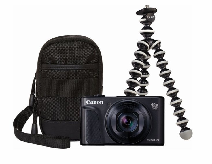 Canon PowerShot SX740HS Lite Travel Kit + extra hoesje, Ophalen, Zo goed als nieuw, Canon
