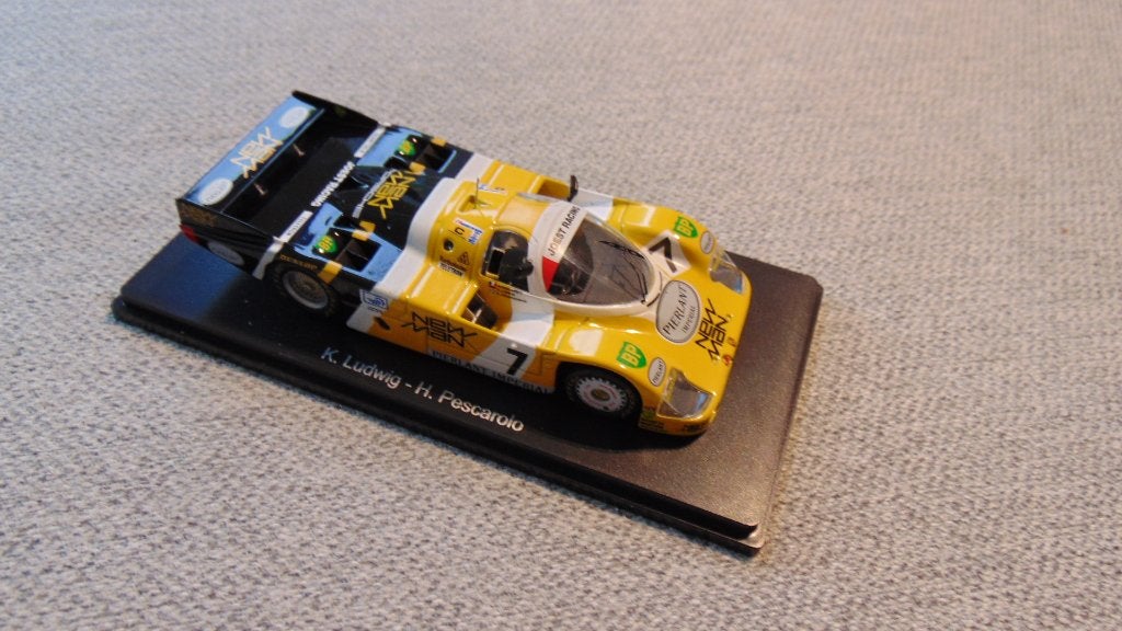 Modèle Porsche 956 No 7 Winner 24H. Le Mans 1984 - 1/43, Enlèvement ou Envoi, Comme neuf, Voiture, Autres marques