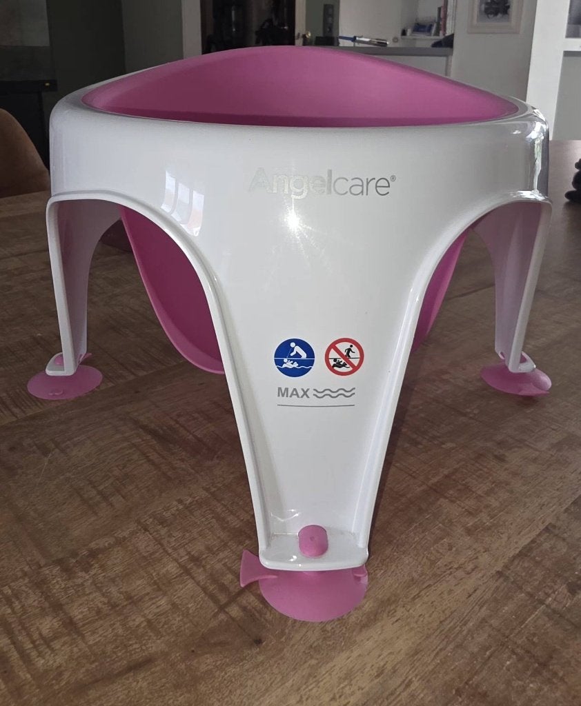 Kinderbad stoeltje, Kinderen en Baby's, Badjes en Verzorging, Ophalen, Zo goed als nieuw, Badzitje of Badring, Overige merken