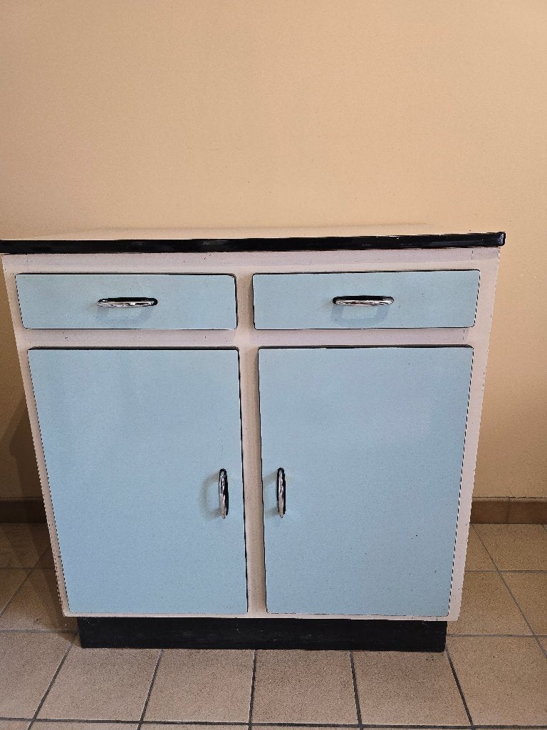 Vintage meubel keuken, Ophalen, Gebruikt, 1 of 2 laden, Vintage / retro