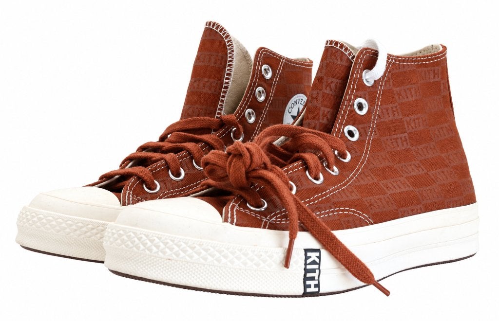 Converse Kith x Chuck 70 High 'Gingerbread Monogram', Kleding | Heren, Ophalen of Verzenden, Nieuw, Bruin, Sneakers