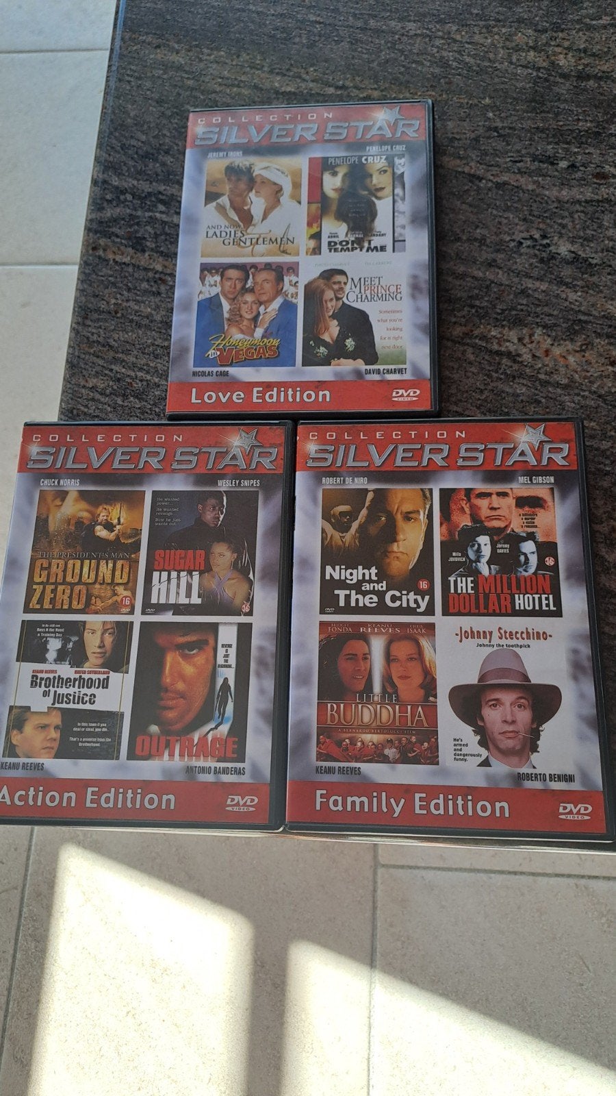 3 dvd's (Collection Silver Star), Enlèvement, Neuf