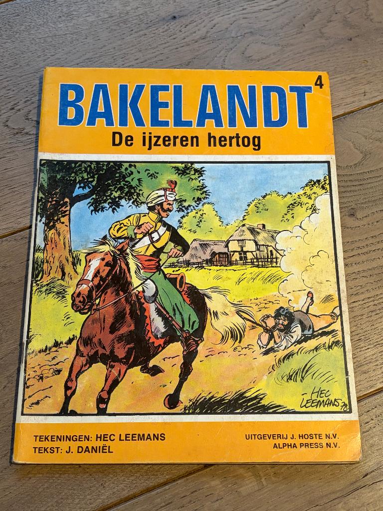 Bakelandt - 4 - De ijzeren hertog, Une BD, Enlèvement ou Envoi, Utilisé, Hec Leemans