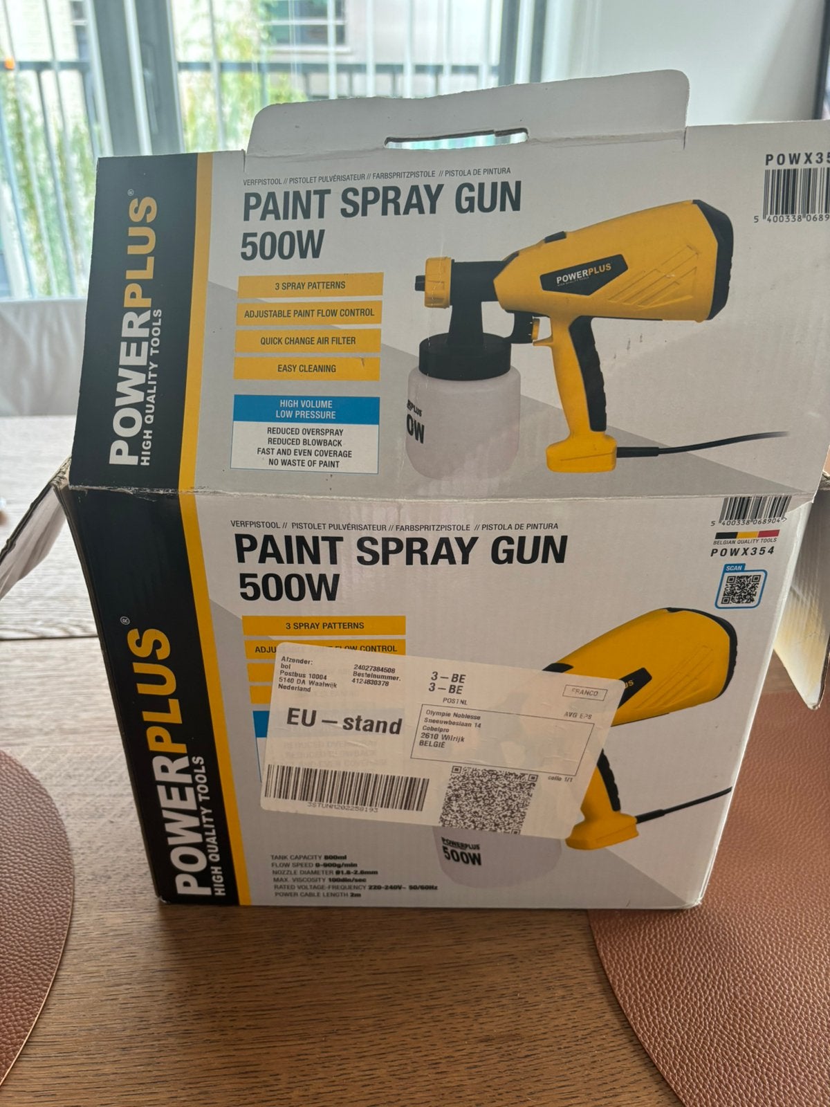 Verfpistool Powerplus, Doe-het-zelf en Bouw, Schildersmaterialen, Ophalen, Zo goed als nieuw