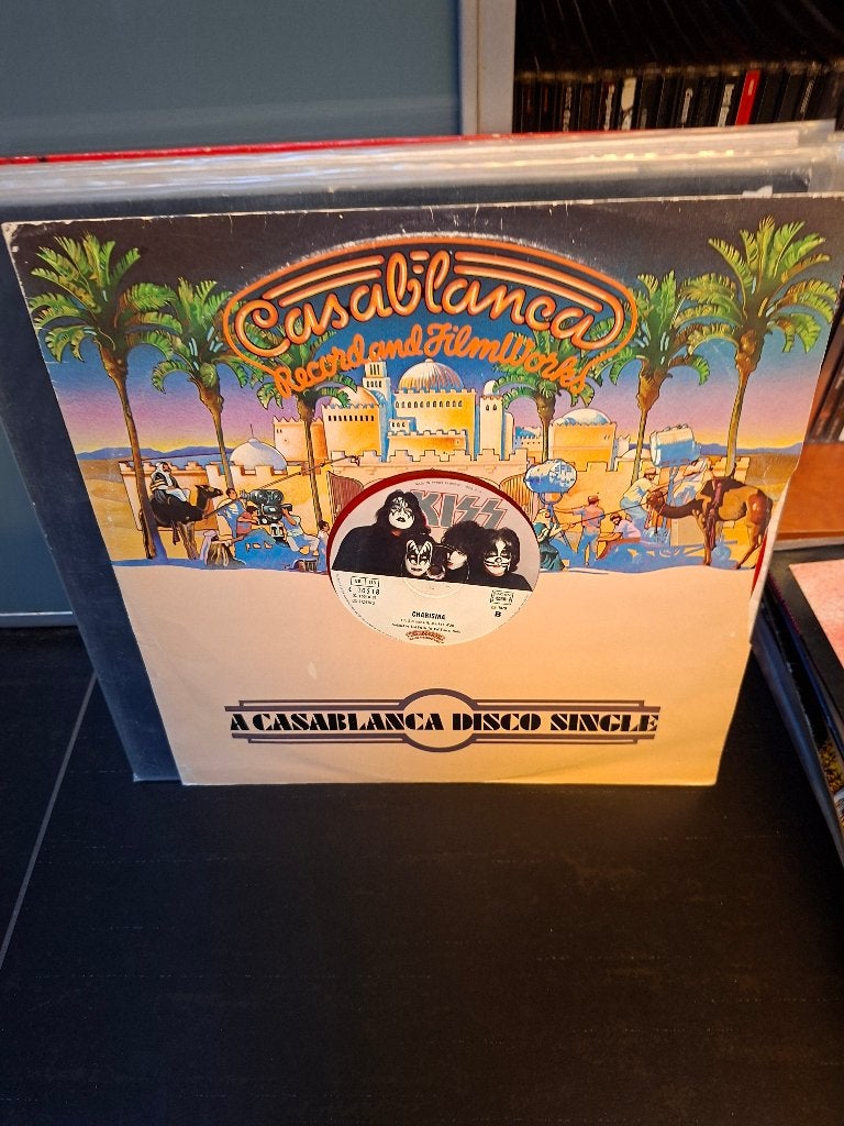 12" - kiss - i was made for loving you - red vinyl - bak 5, Gebruikt, Ophalen of Verzenden, Hardrock, 12 inch