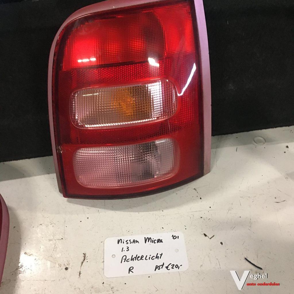 Nissan Micra 2001 1.3 Benzine Achterlicht LInks of Rechts, -, Utilisé, -, -