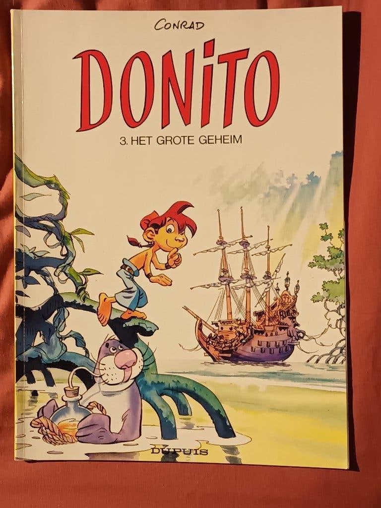Donito 3: het grote geheim, Eén stripboek, Ophalen of Verzenden, Zo goed als nieuw