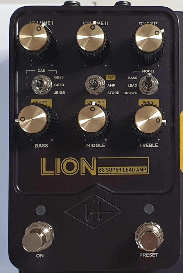 UAFX Lion 68 Super leadversterker+UAD Guitar Paradise Studio, Muziek en Instrumenten, Ophalen of Verzenden, Nieuw, Distortion, Overdrive of Fuzz