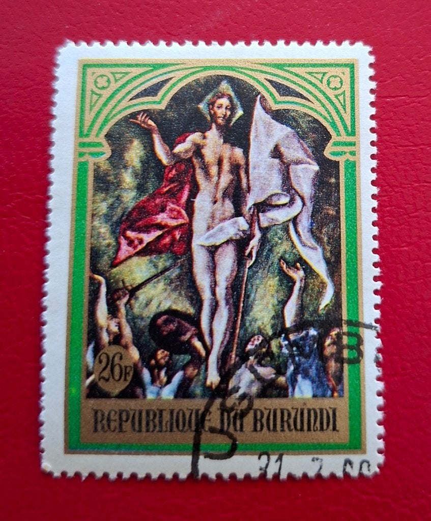 Postzegel Burundi OBP 317, Postzegels en Munten, Ophalen of Verzenden, Gestempeld