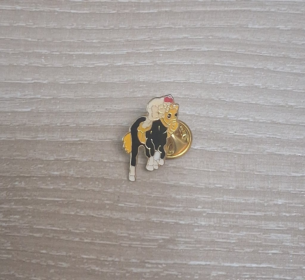 PIN - PAARDRIJDEN - PAARDENKOERS - COURSE A CHEVAL, Envoi, Utilisé, Sport, Insigne ou Pin's