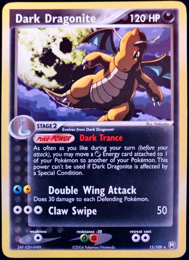 Te koop: Dark Dragonite (15) Ex Team Rocket Returns, Ophalen of Verzenden