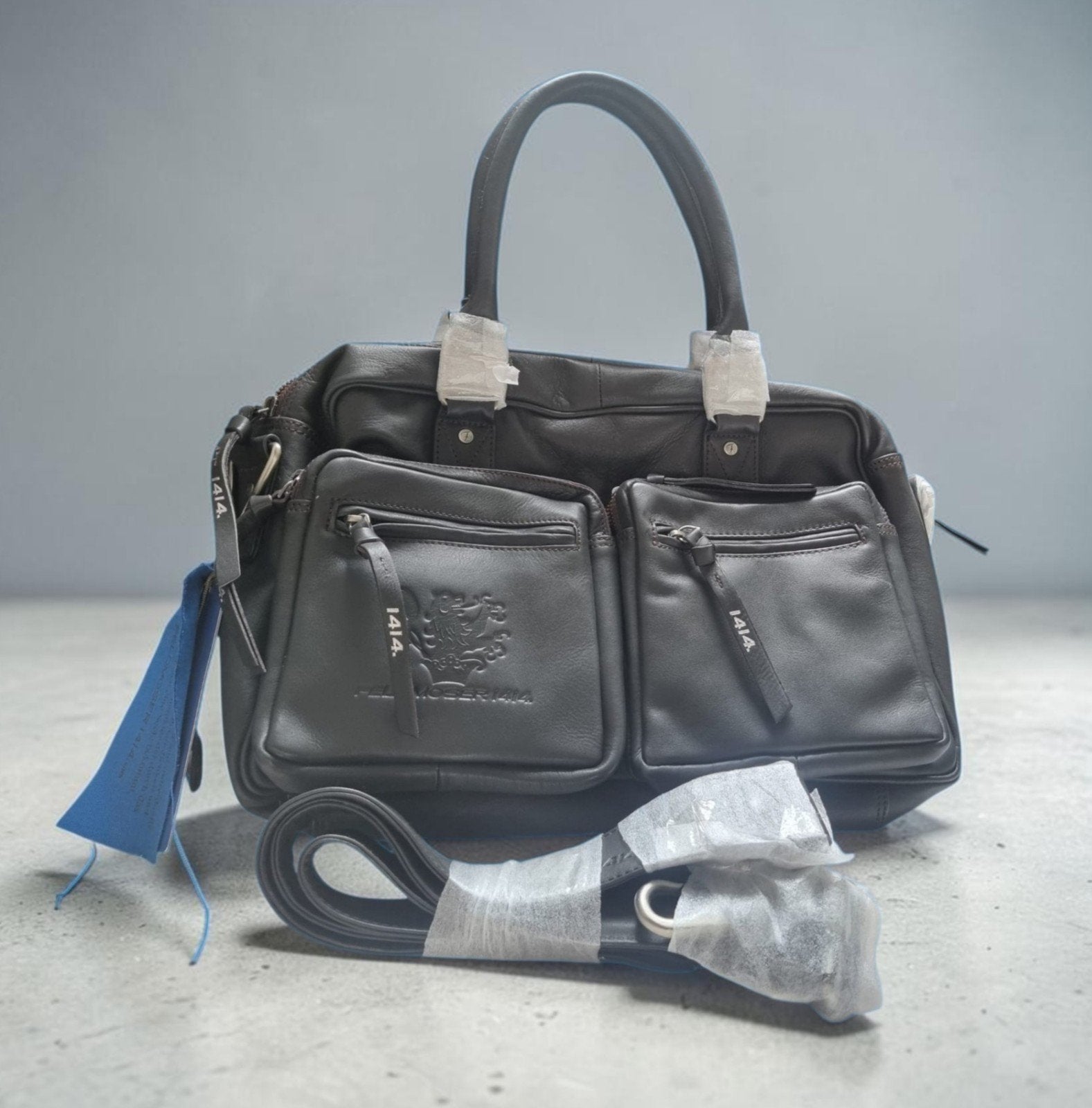 Sac Feldmoser Sydney en cuir véritable marron foncé NEUF, Bijoux, Sacs & Beauté, Sacs | Sacs à bandoulière, Neuf, Autres marques