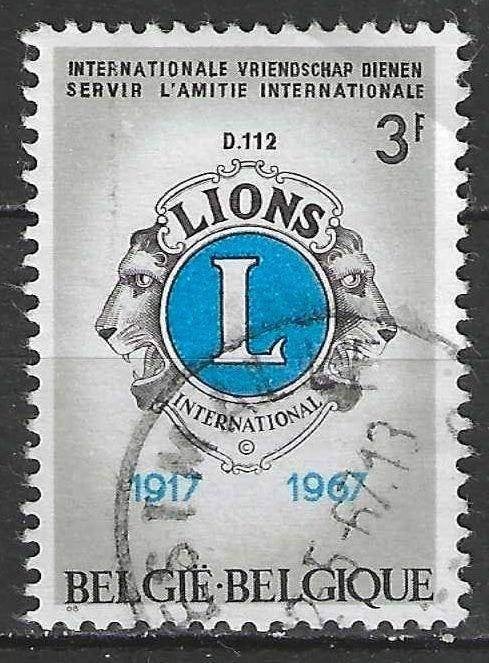 Belgie 1966 - Yvert/OBP 1404 - Lions Internationaal (ST), Verzenden, Gestempeld, Gestempeld
