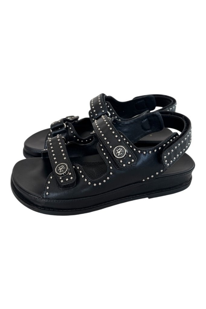 Lederen sandaal 38, Vêtements | Femmes, Chaussures, Neuf, Lyn, Enlèvement ou Envoi, Noir