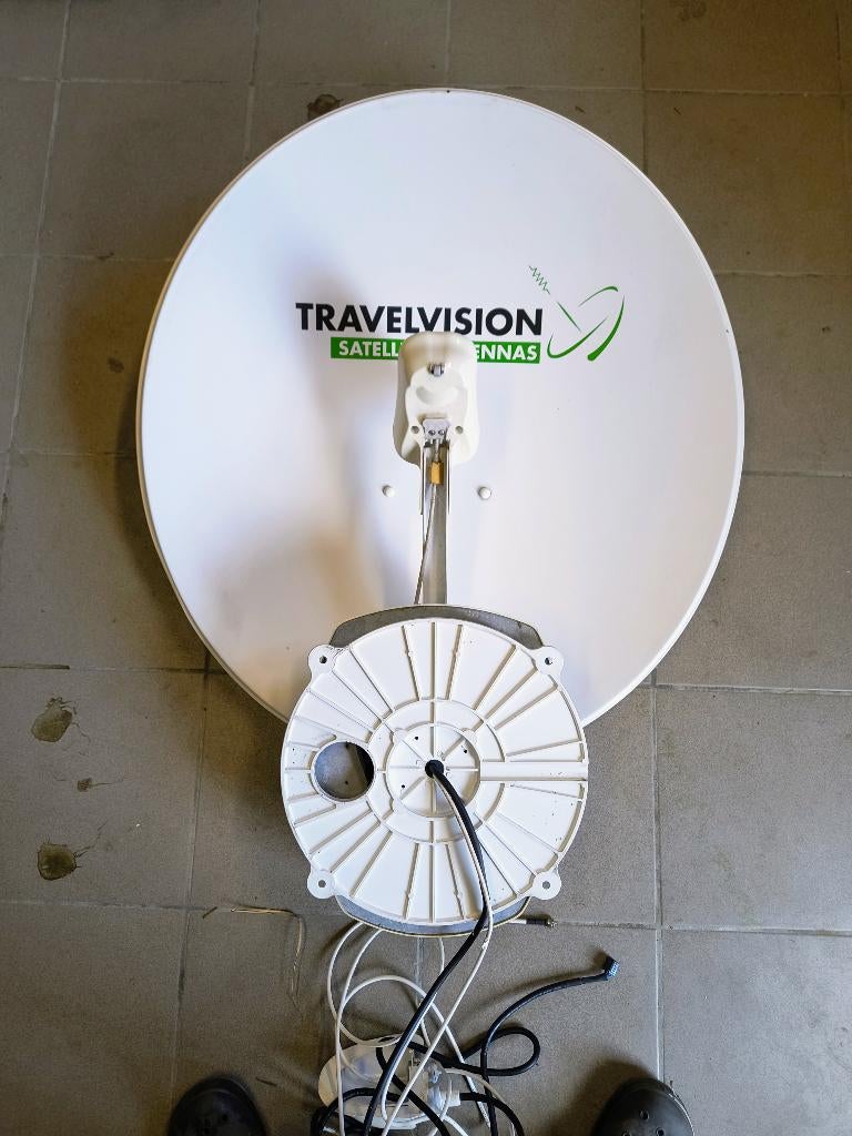automatische schotelantenne, Caravanes & Camping, Camping-car Accessoires, Utilisé, Enlèvement