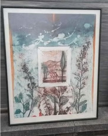 Lithographie signe René carcan, Enlèvement ou Envoi, Lithographie