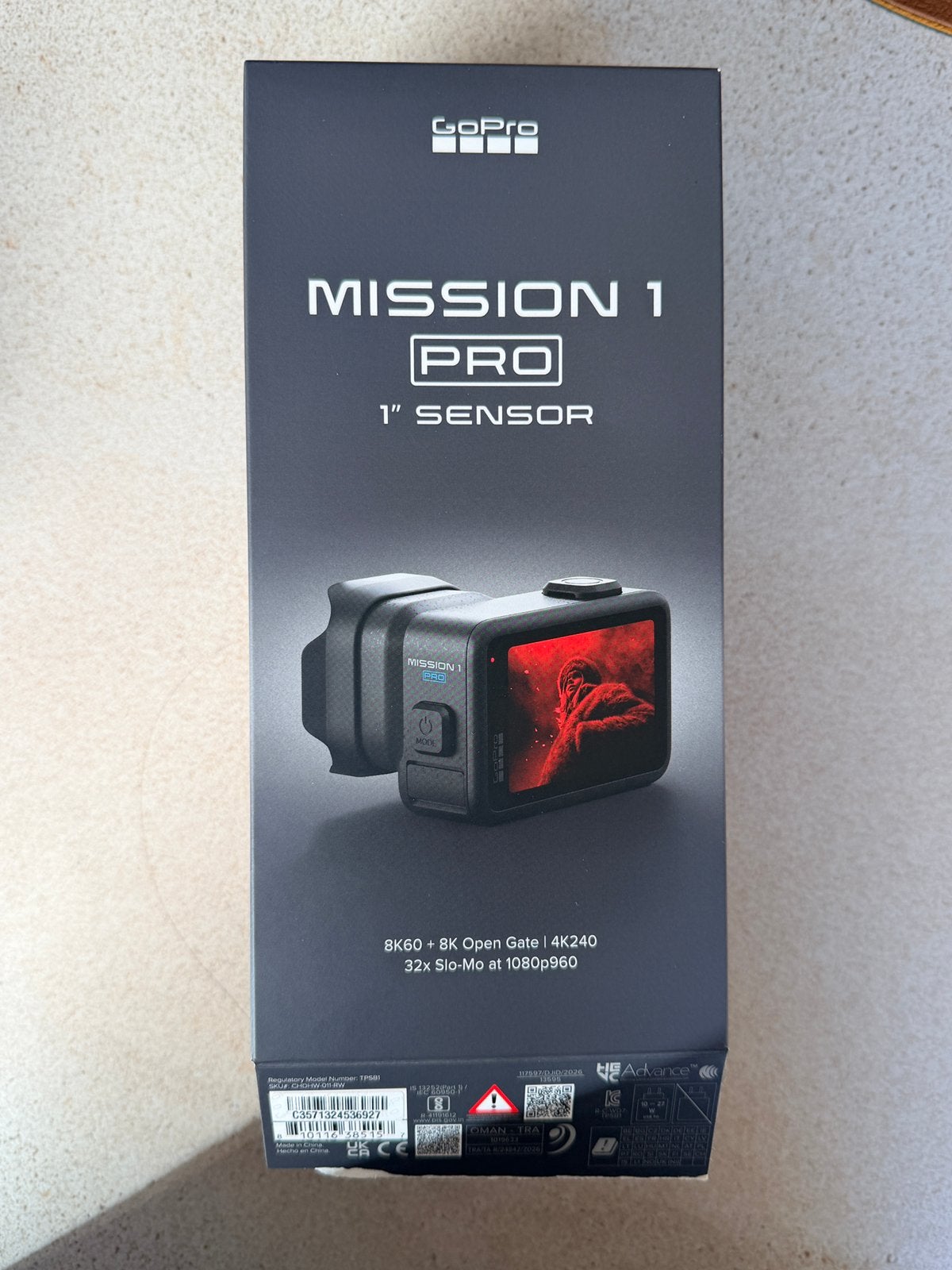 Gopro Mission 1 Pro + grip, Ophalen of Verzenden, Zo goed als nieuw