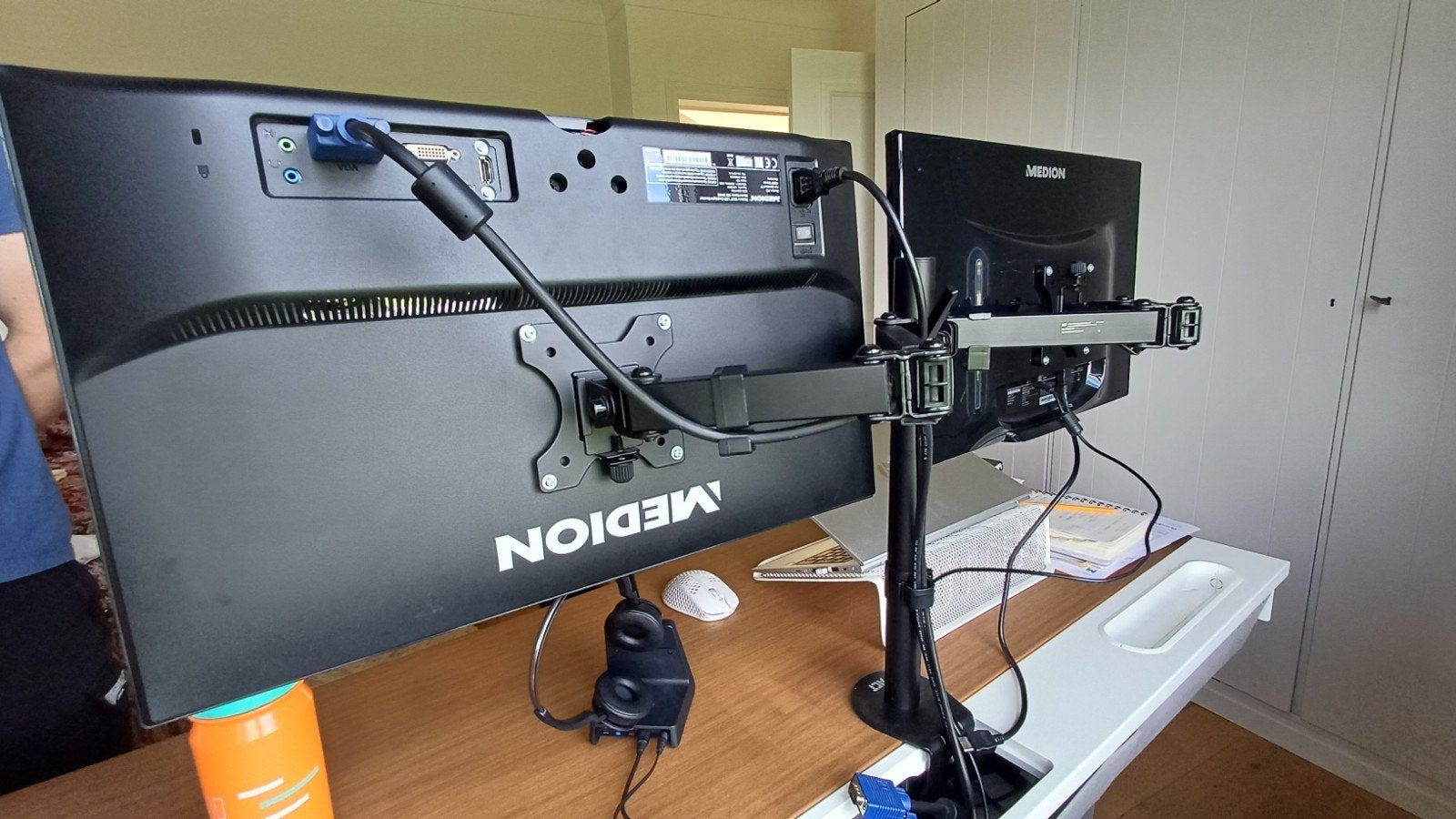 monitor pc schermhouder (2 schermen), Informatique & Logiciels, Enlèvement ou Envoi, Neuf, Act