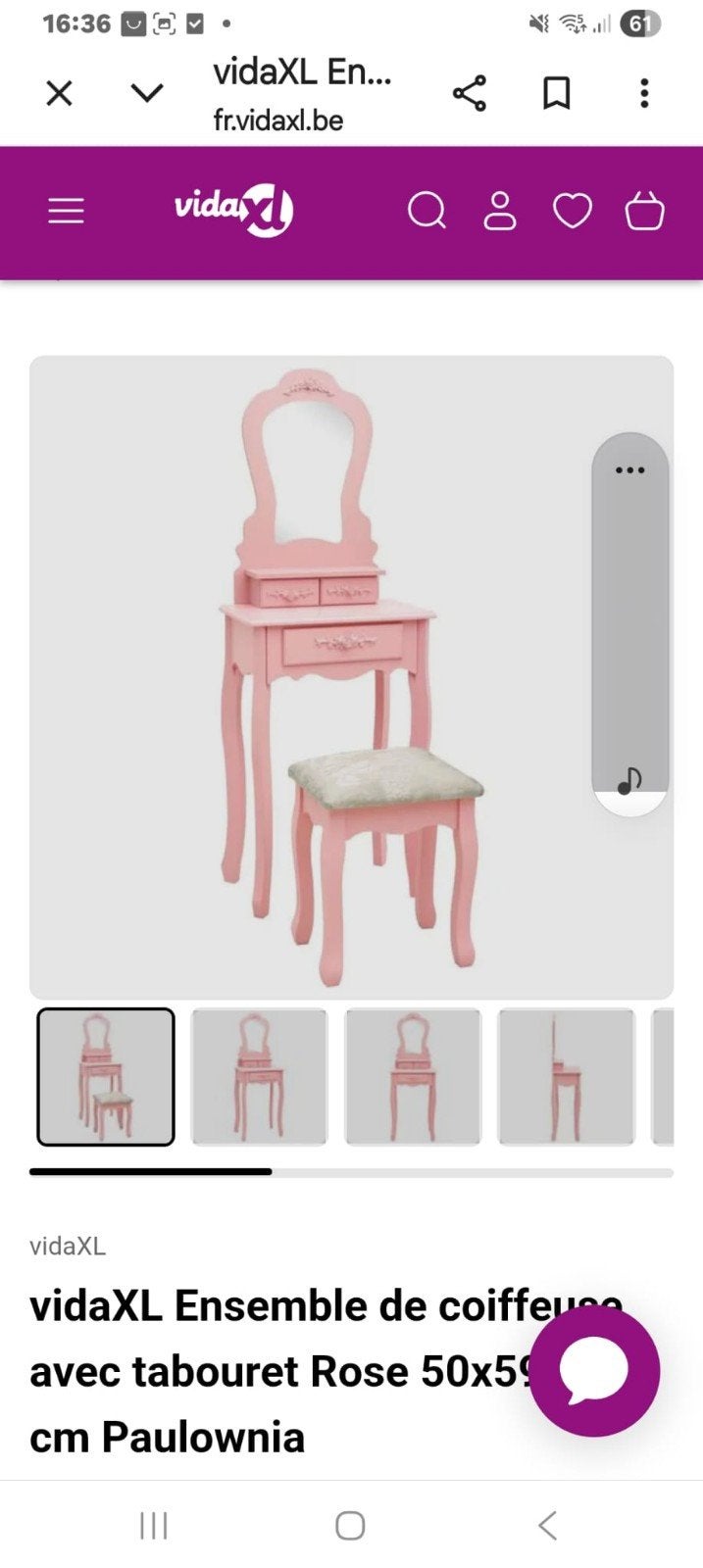 Coiffeuse meuble, Bijoux, Sacs & Beauté, Enlèvement