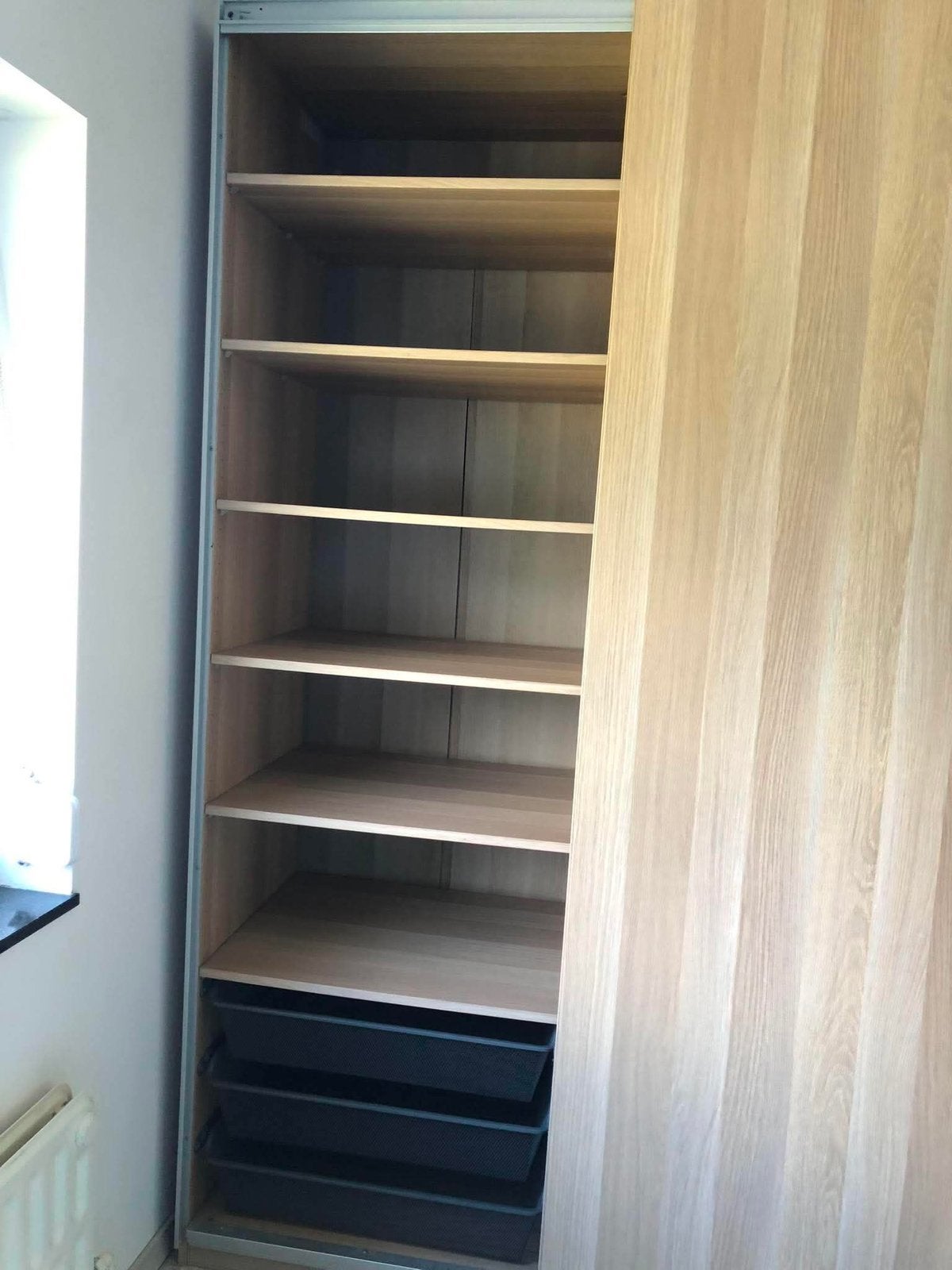 Armoire panderie desssing ikea PAX HASVIK, Maison & Meubles, Enlèvement, Utilisé, Plusieurs portes, 200 cm ou plus