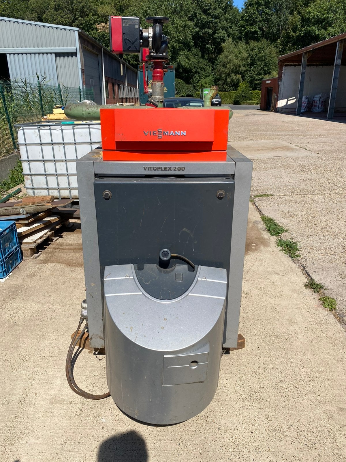 Viesmann vitoplex 2SX, Ophalen, Gebruikt