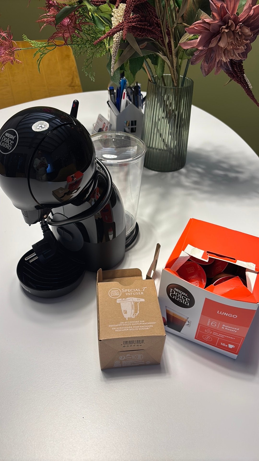 Dolce Gusto koffiezet theemachine, Elektronische apparatuur, Koffiepads en cups, Nieuw, Ophalen of Verzenden, 1 kopje