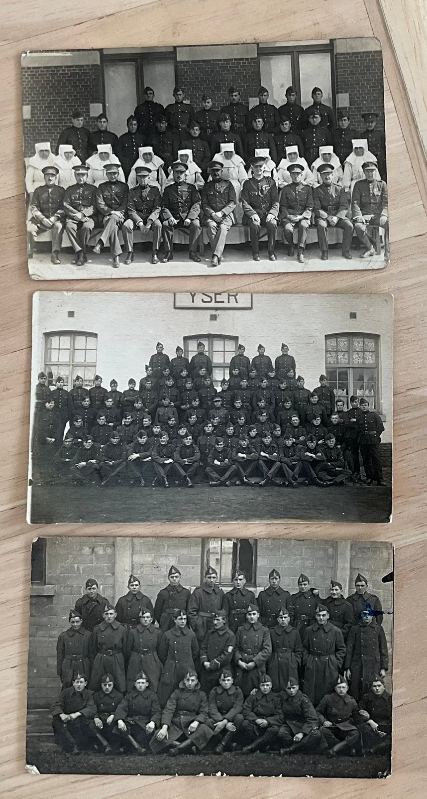 Set van 3 Historische Fotopostkaarten (WOI/Interbellum), Enlèvement ou Envoi
