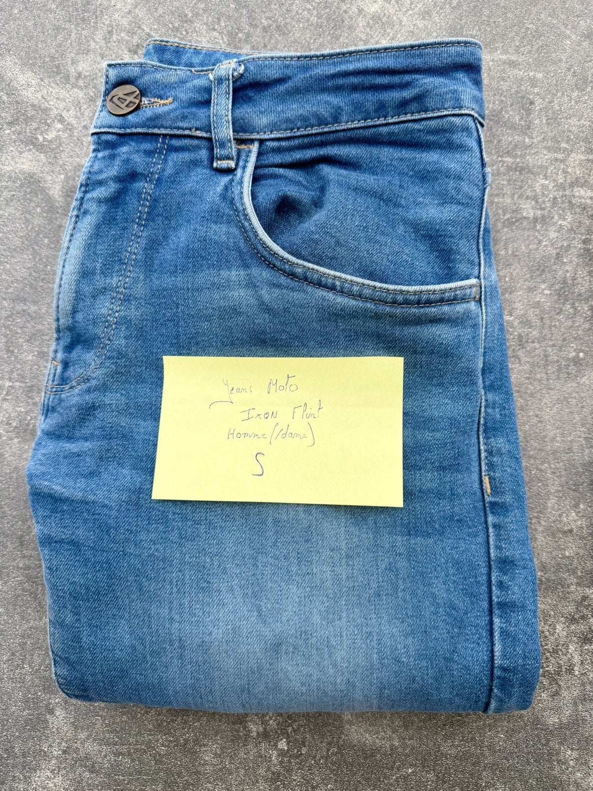 Revi't/Ixon motorjeans, Ophalen, Gedragen, Blauw, W32 (confectie 46) of kleiner