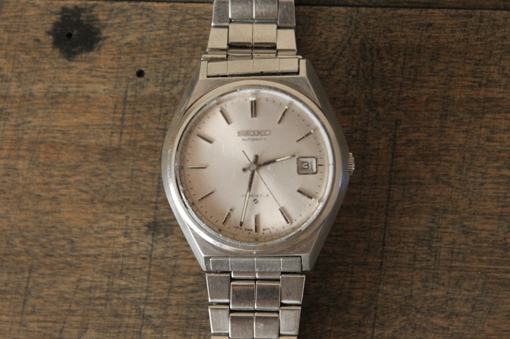 Seiko 6308 8030, Gebruikt, Staal, Polshorloge, Ophalen of Verzenden
