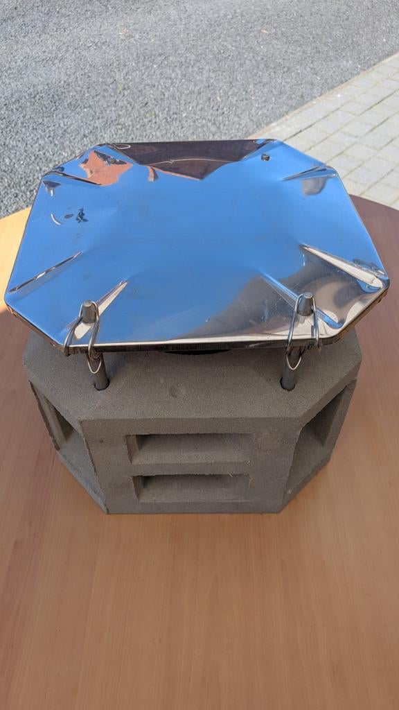 Tira-Trek schoorsteenkap inox - ongebruikt, Ophalen, Zo goed als nieuw