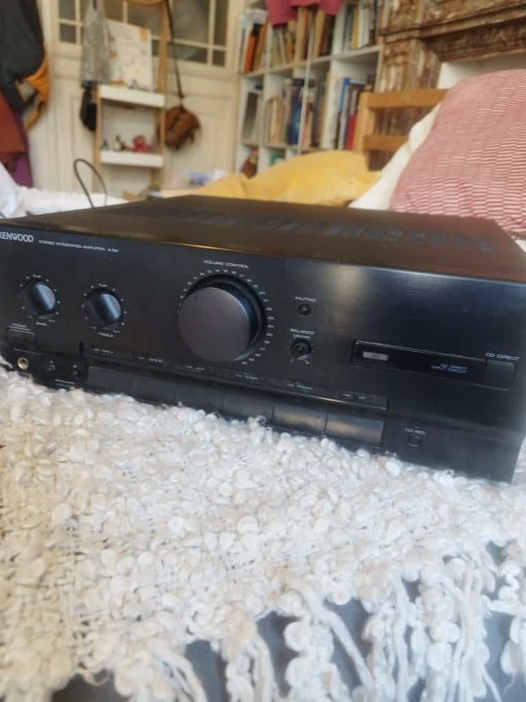 Amplificateur stéréo Kenwood A-54 – Vintage – Parfait état, Autres marques, Enlèvement, 120 watts ou plus, Stéréo