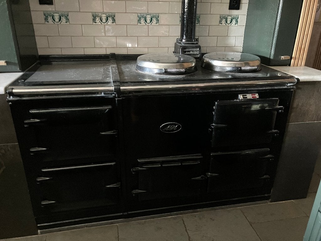 Elektrische AGA Stoof (4 Ovens), 85 à 90 cm, Plaque chauffante, Enlèvement, Utilisé