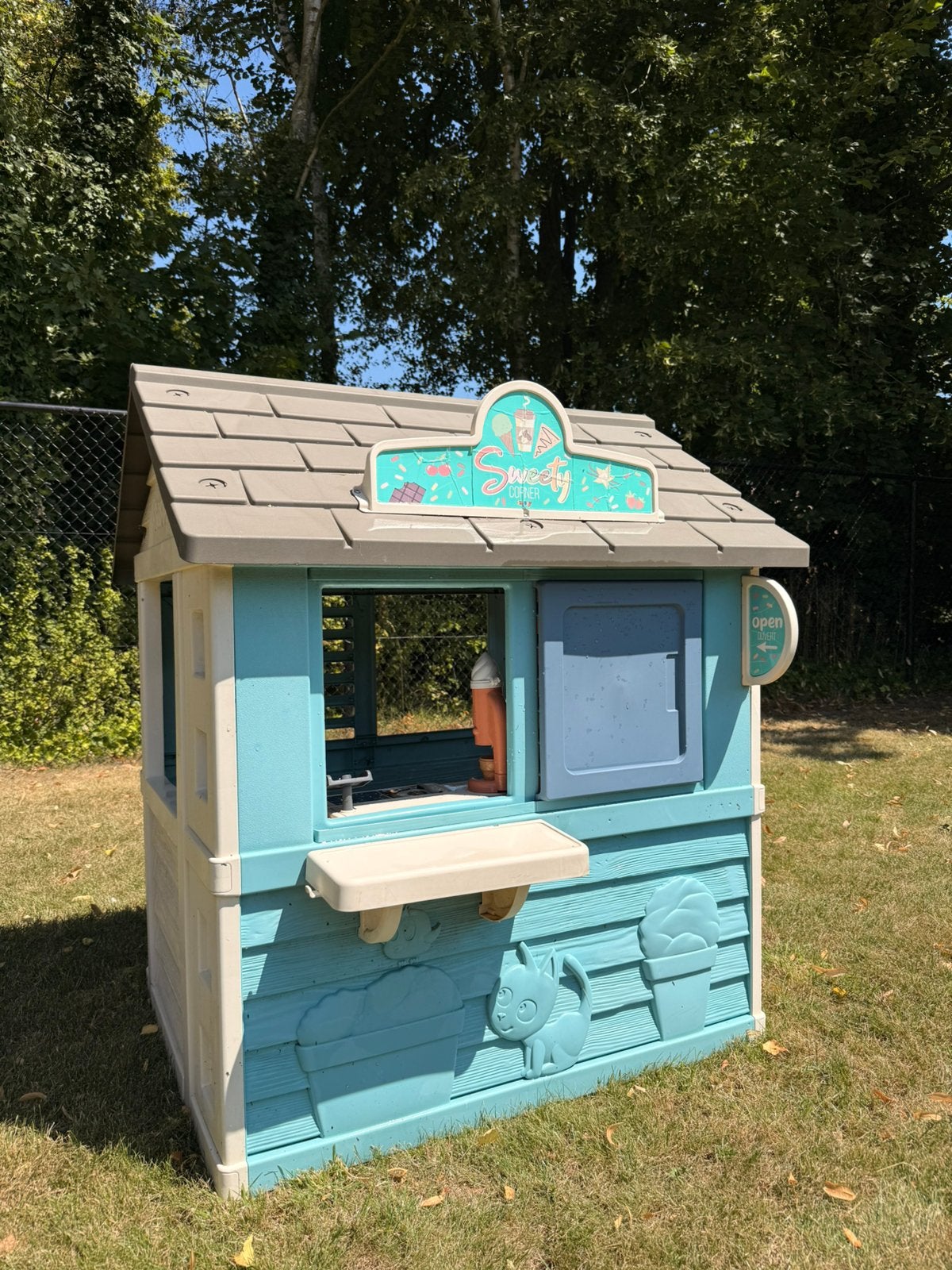Speelhuisje ijswinkel, Kinderen en Baby's, Ophalen, Gebruikt, Kunststof