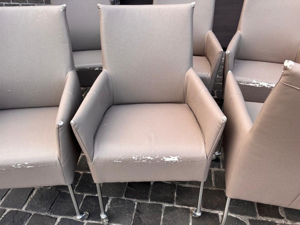 8 eetkamerstoelen Joli, Ophalen, Gebruikt, Vijf, Zes of meer stoelen