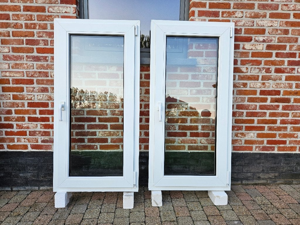 Prachtig Pvc Ramen Schüco of Deceuninck, Doe-het-zelf en Bouw, Ophalen, Kunststof, Raamkozijn, Zo goed als nieuw