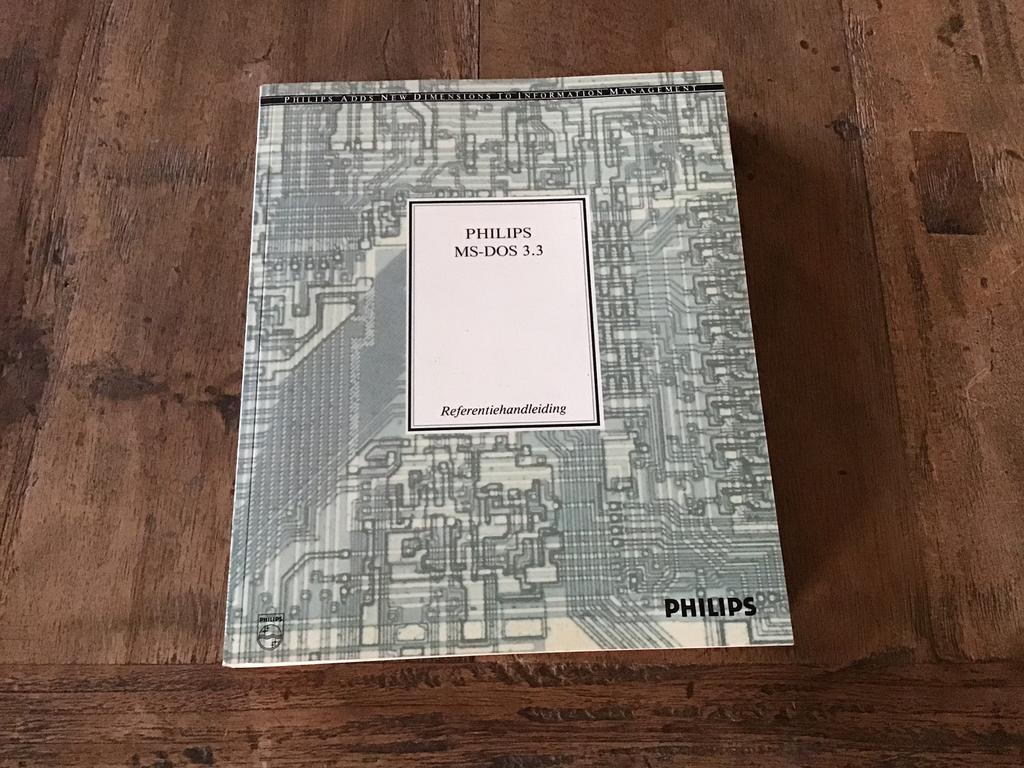 Philips MS-DOS 3.3 referentiehandleiding 1988, Computers en Software, Ophalen of Verzenden