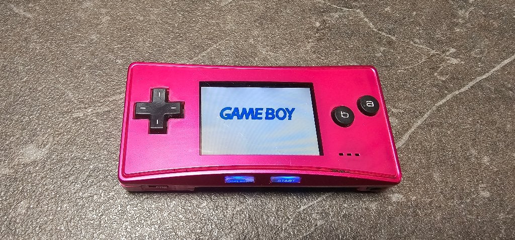 Gameboy micro rose, Consoles de jeu & Jeux vidéo, Consoles de jeu | Nintendo Game Boy, Utilisé, Enlèvement ou Envoi