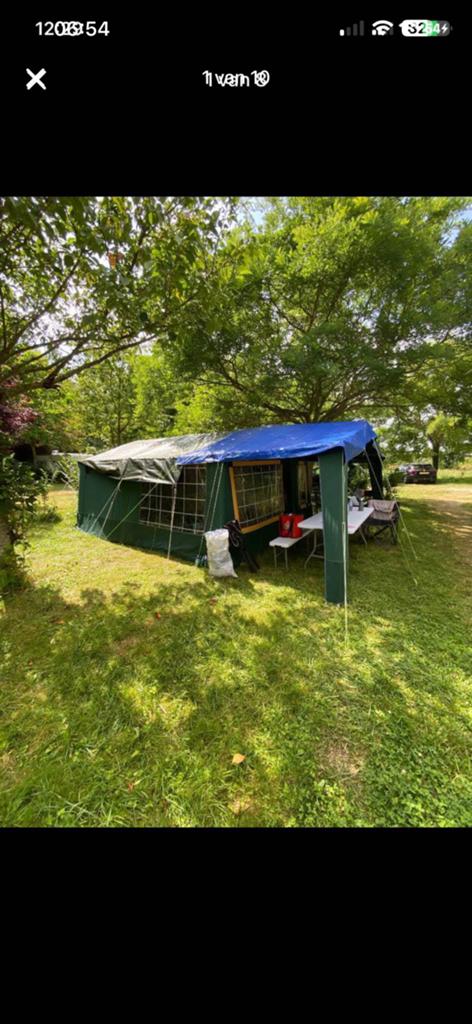 Vouwwagen cabbanon, Caravanes & Camping, Caravanes pliantes, Enlèvement, Cabanon
