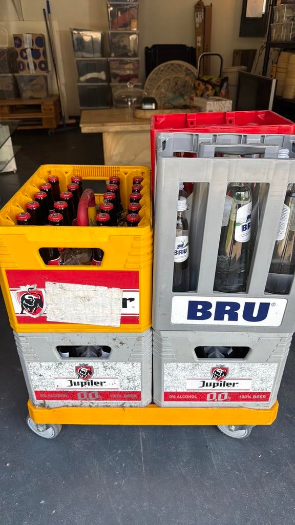 Bakken leeggoed, Verzamelen, Ophalen