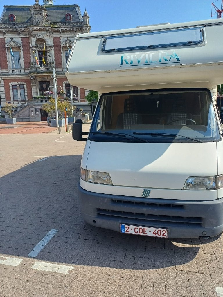 Fiat Mobilhome, Caravans en Kamperen, Chemisch toilet, Alkoof, Fiat, Treinzit