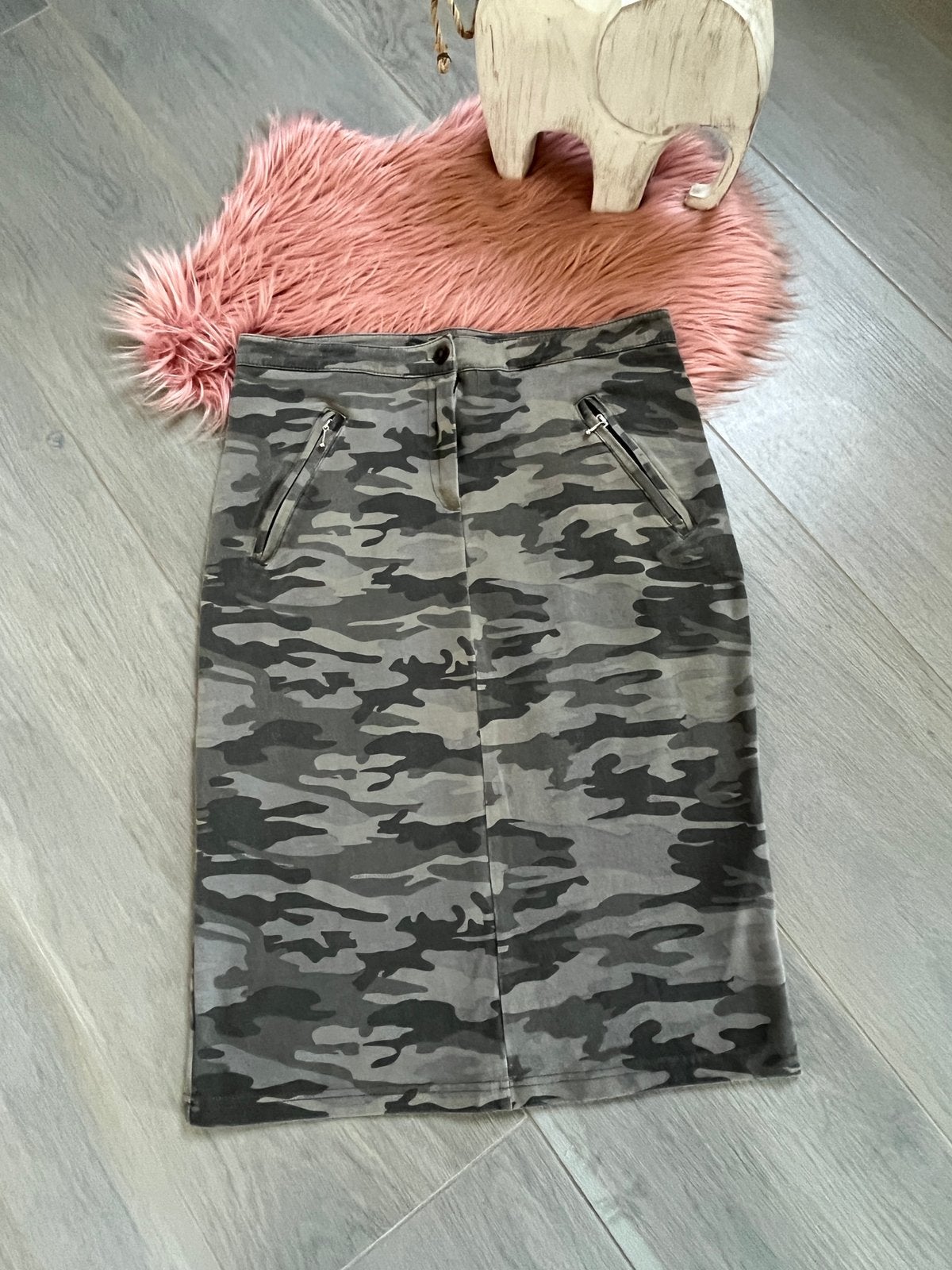 Legerprint rok, Kleding | Dames, Ophalen of Verzenden, Zo goed als nieuw, Maat 34 (XS) of kleiner