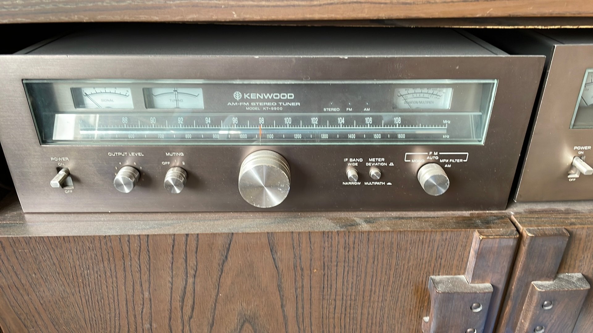 Tuner kenwood, TV, Hi-fi & Vidéo, Tuners, Enlèvement, Utilisé, Analogique