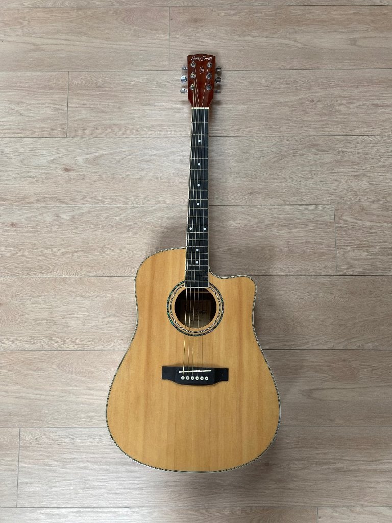 Harley Benton akoestische gitaar, Muziek en Instrumenten, Snaarinstrumenten | Gitaren | Akoestisch, Ophalen, Zo goed als nieuw