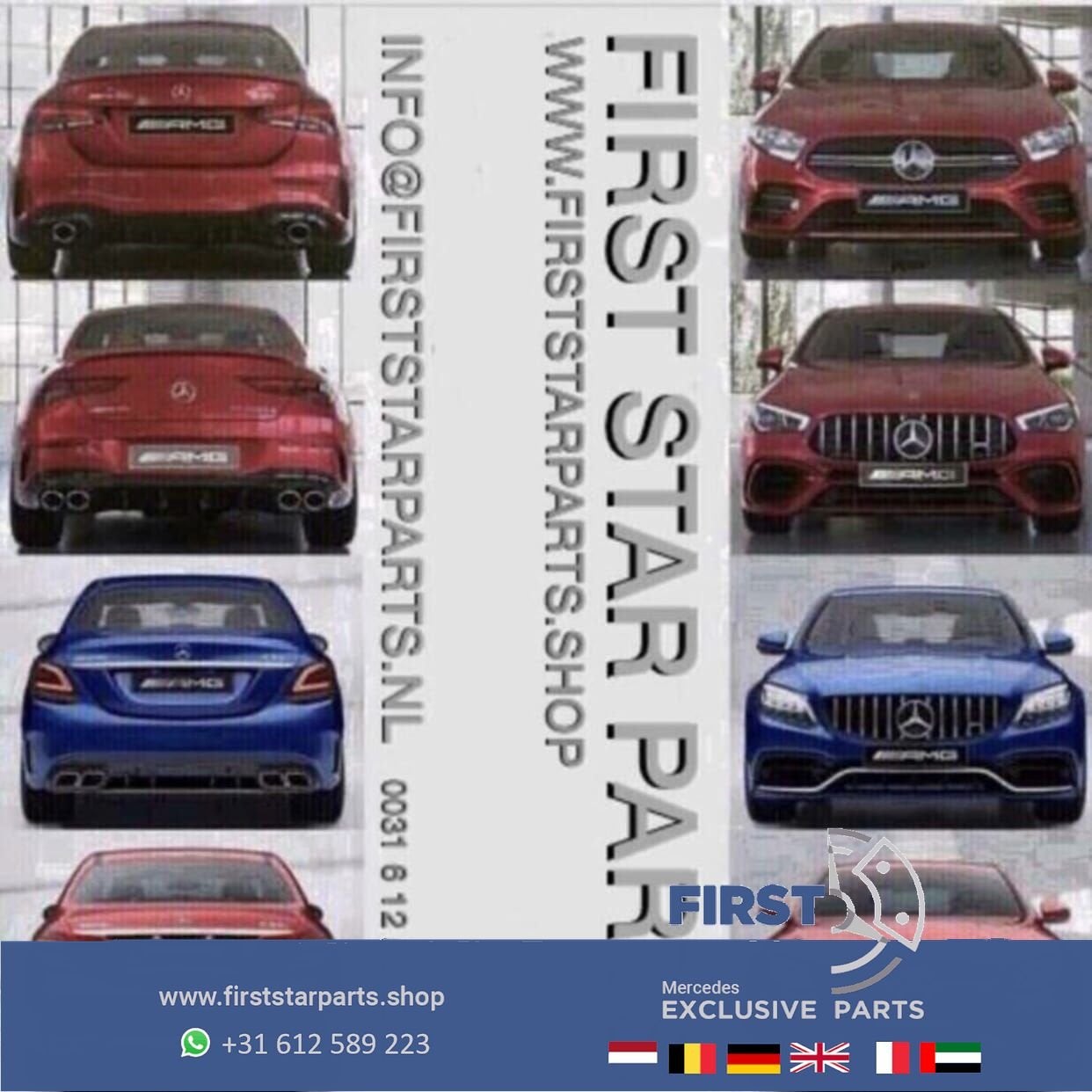 LETTERS W253 GLC43 AMG ZWART LOGO Mercedes GLC 43 Klasse 201, Gebruikt, -, Ophalen of Verzenden, Achter